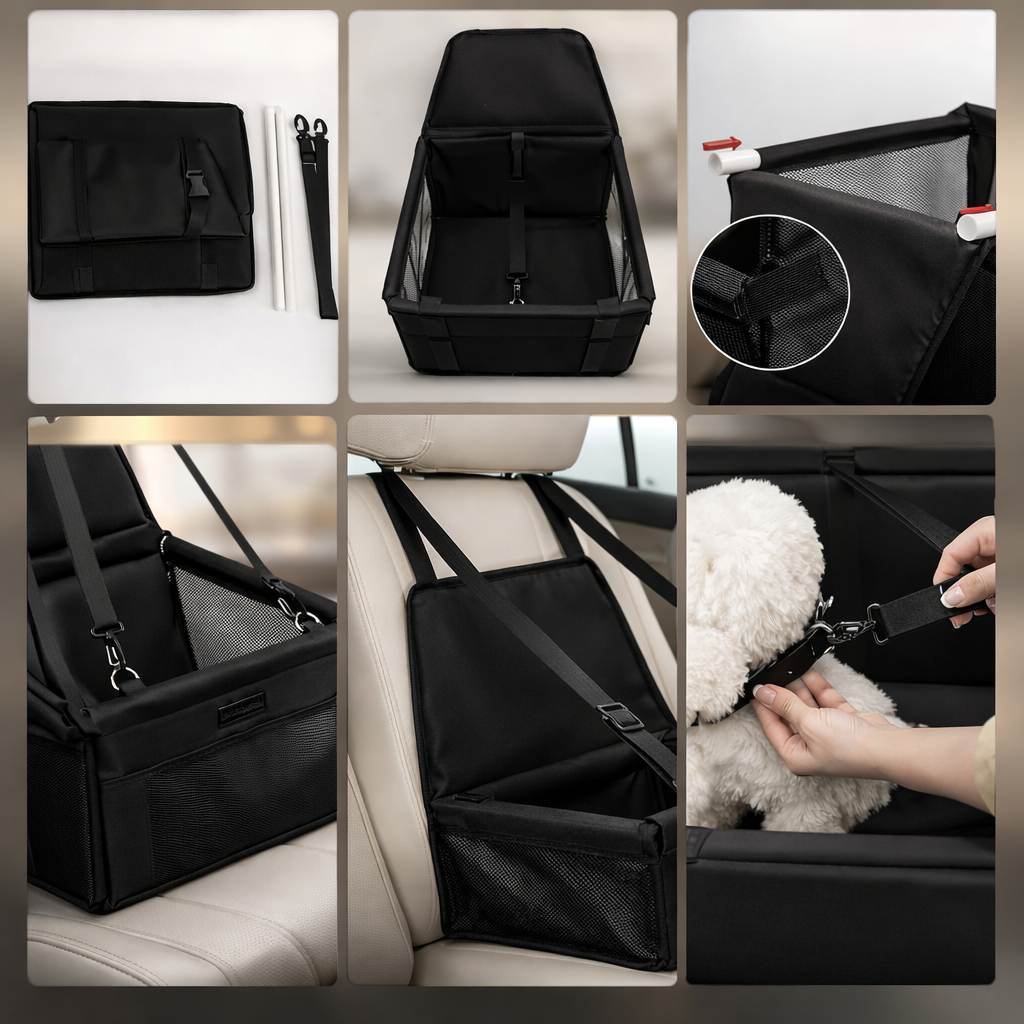 Safe pet car seat