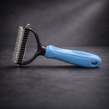 Double-sided safe undercoat rake