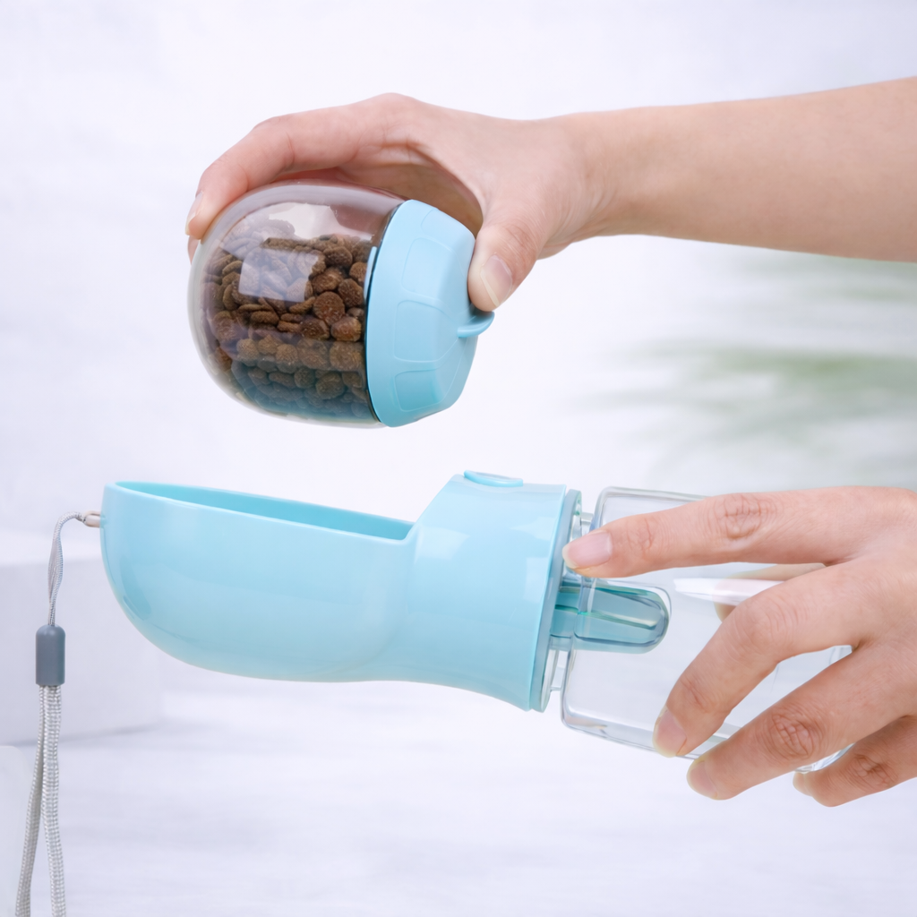 2-in-1 travel drink & feed bottle